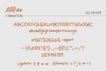 Allfine font