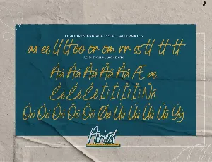 Airiest - Simple Handwriting Font