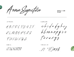 Annie Signature Font