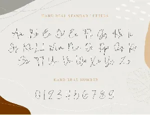 Hand Real font