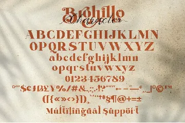 Brohillo Font Duo