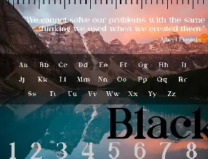 Black Mountain Font