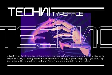 Techno Charm - Display Font