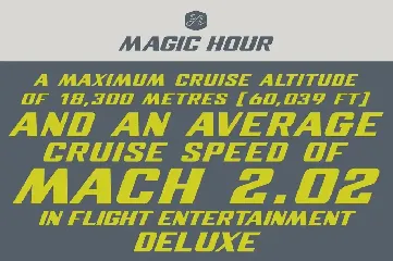 CA Magic Hour font