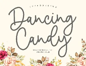 Dancing Candy Handwriting Font