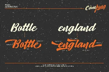 Camping Script Font