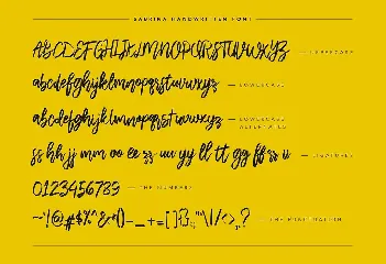 Sabrina Handwritten Font