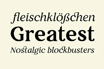 Restora font