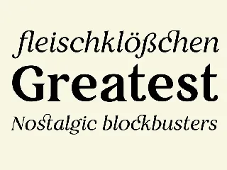 Restora font