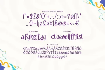 Glitters - Hand Drawn Poster Font