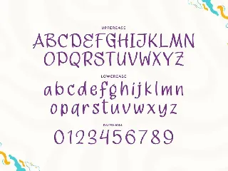 Glitters - Hand Drawn Poster Font