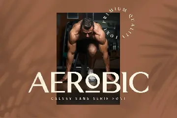 Aerobic font