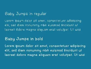 Baby Jumps - Hand drawn comic font