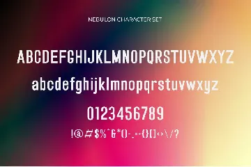 Nebulon - Modern Condensed Sans font