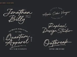 Motherland Signature font