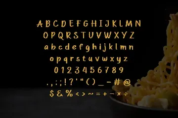 Mie Ayank - Sansserif Display Font