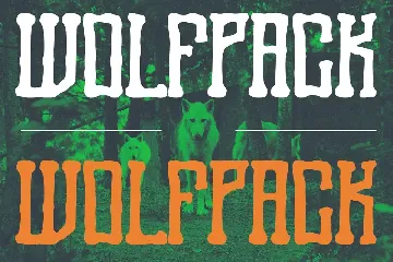 Scary Woods Display Font