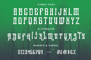 Scary Woods Display Font