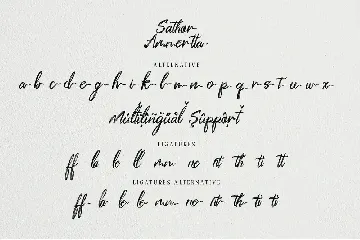 Sathor Ammertta font