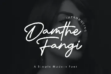 Damthe Fangi Font