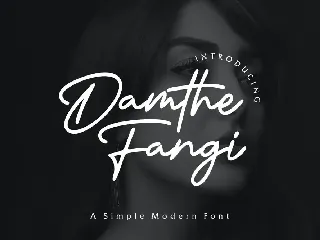 Damthe Fangi Font