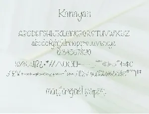 Kanayan font