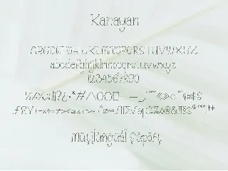 Kanayan font