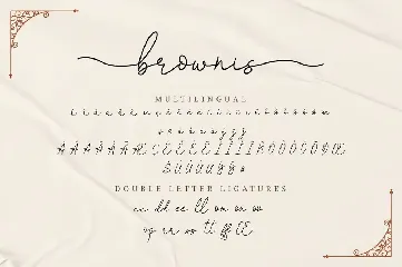 Brownis - Stylish Handwriting Font