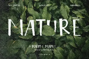 Purple Maple font