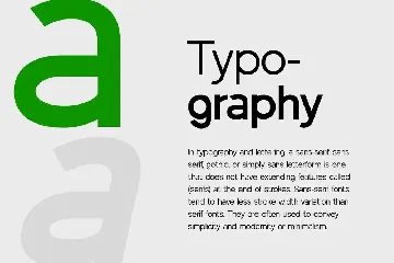 Quicklime Modern Sans Serif Family Font