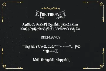 The Throne font