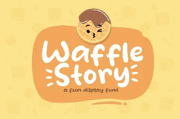 Waffle Story font