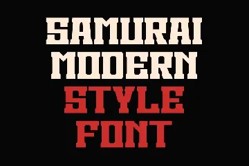 King Samurai Font