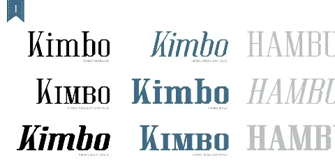 Kimbo font