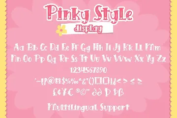 Pinky Style - Lovely Craft Font