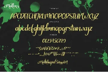 Mallen font