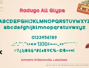 Radugo font