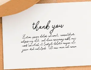 Rainy - Natural Handwriting Font