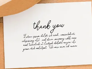 Rainy - Natural Handwriting Font