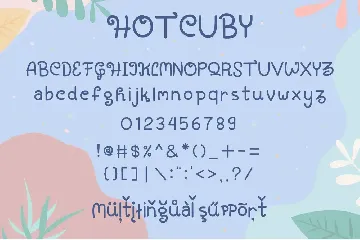 HotCuby font