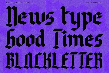 Sakrale - Modern Blackletter font