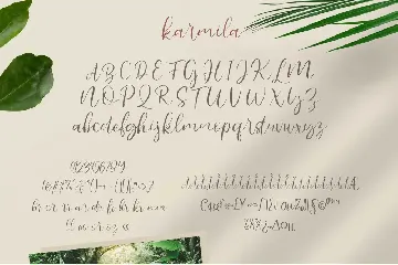 Karmila font