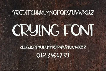 Crying Font