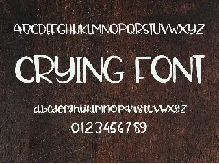 Crying Font