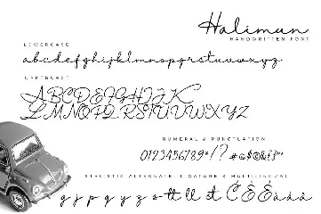 Halimun Script Business Font