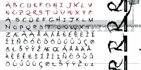 Dejecta font