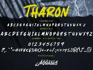 Tharon Brush Business Font