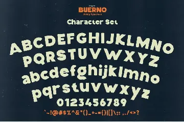 Buerno- Boldy Typeface font