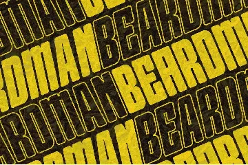 Beardman font