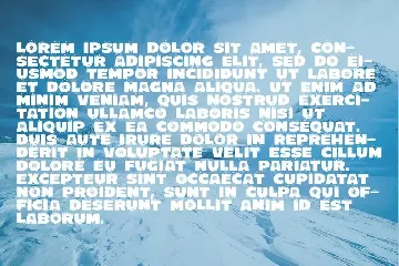 Coolest - Icy Frozen Font